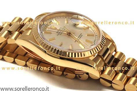 day date rolex oro 1990 valore usato|Acquista Rolex Day.